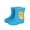 Blue, variant on Girls Rain Boots Kids Footwear Cute Bunny Dinosaur Design Lightweight Soft Sole Comfortable For Daily Wear And Rainy Season,Sizes 8.5(2-2.5 Years)