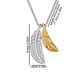 thumbnail image 3 of Collar de jersey, collar de plumas, colgante para mujer, cadena para clavícula, 3 of 8