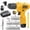 Yellow, variant on TALADO 12V Cordless Drill Set, 20 N.m Power, 33-Piece Bit Kit, Rechargeable Battery, LED Light, Compact for Home DIY Use