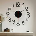 thumbnail image 2 of Lefu 3D Frameless Wall Clock, Silent DIY Wall Clock Number Wall Stickers Home Decor, 2 of 9