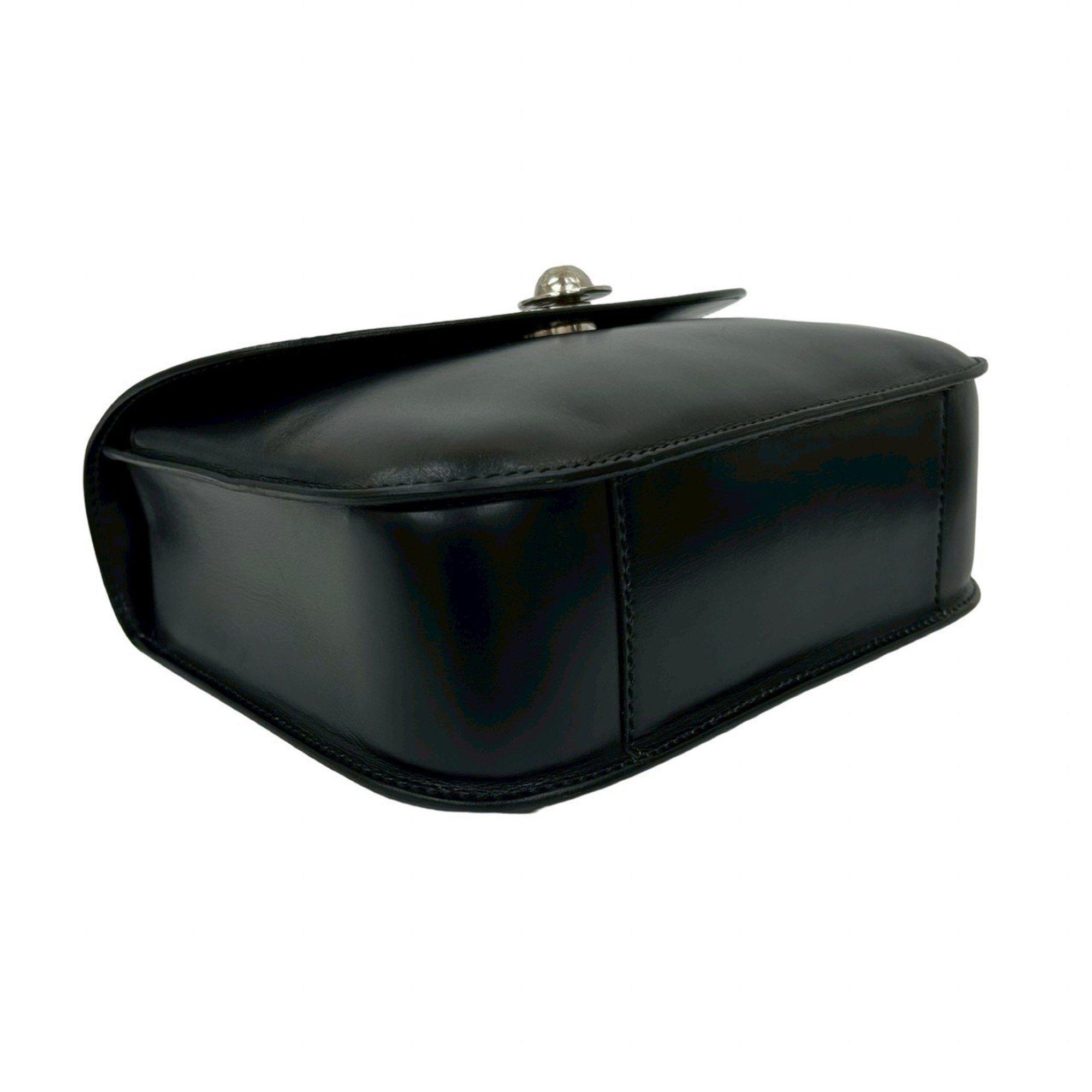Pre-Owned CELINE Vintage Star Ball Hardware Calf Leather 