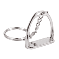 thumbnail image 3 of 3Pcs Simple Elegant Design Western Stirrup Keychain Key Ring Hanger Tool for Men Women Bag Decoration Equestrian, 3 of 8