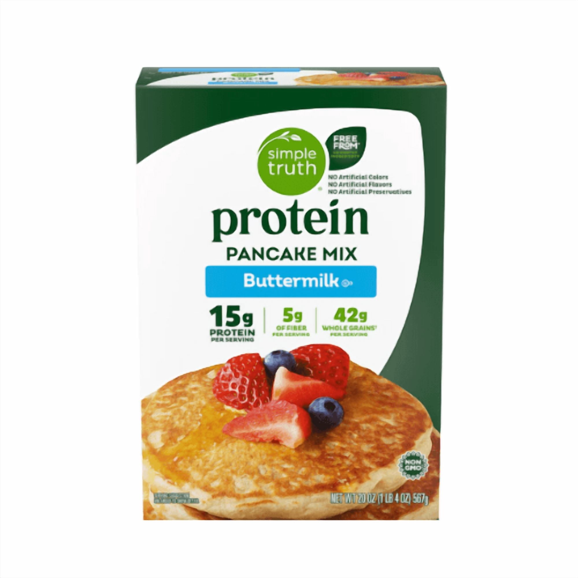 Simple Truth Protein Buttermilk Pancake Mix, 20 oz, 2 Pack