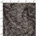 thumbnail image 2 of Soimoi Cotton Poplin Black Fabric By the Yard - 42 Inch Wide - Rose Floral Pattern Textile - Romantic and Delicate Designs for Stylish Projects Printed Fabric, 2 of 6