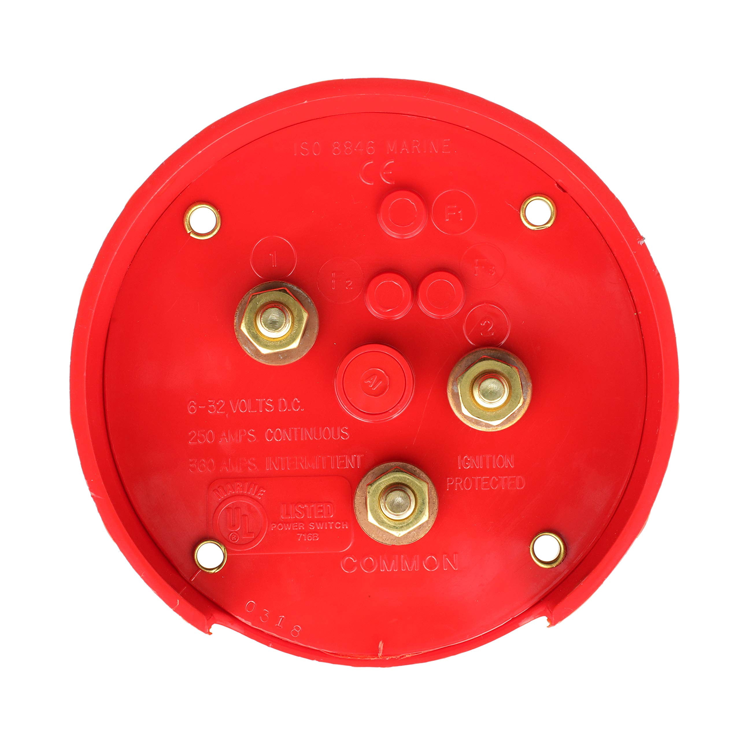 Seachoice 11501 4-Position Battery Selector Switch Without Lock, Packaged