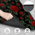 thumbnail image 3 of Sikiie Roses Car Foot Mat Set of 4 Pieces Basics Universal Fit Rubber Carpet Floor Mats For Car SUV Van & Truck, 26.8"L x 17.3"W (Front), 13"L x 17.3"W(Rear), 3 of 6