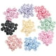 thumbnail image 3 of 120 Uds. Botones creativos de resina de colores para ropa, broches redondos DIY, hebillas de pan de dos ojos para manualidades de álbum de recortes para coser, 3 of 4