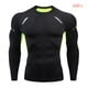 thumbnail image 3 of sweethay Ropa interior térmica para hombre, medias elásticas deportivas de secado rápido, para esquiar, correr, capas Base cálidas, ropa deportiva de Camisetas L 1609 verde sweethay AP013385-41, 3 of 6