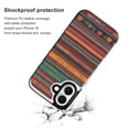 thumbnail image 2 of Compatible with iPhone 11 12 13 mini 14 15 16 Pro Max Plus Wallet Case with Card Holder, PU Leather Kickstand Card Slots Case ( Mexican BOHO Strips, iPhone 14), 2 of 7