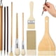 thumbnail image 1 of 9 Pcs Paint Brushes Set Different Shapes Glaze Brushes for Pottery Acrylic Watercolor Ceramic for P, 1 of 5