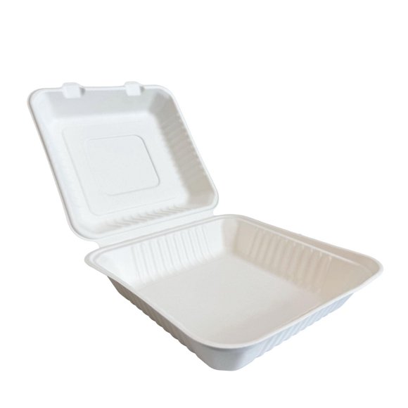 Eco Guardian 9” x 9” Fibre Hinged Container