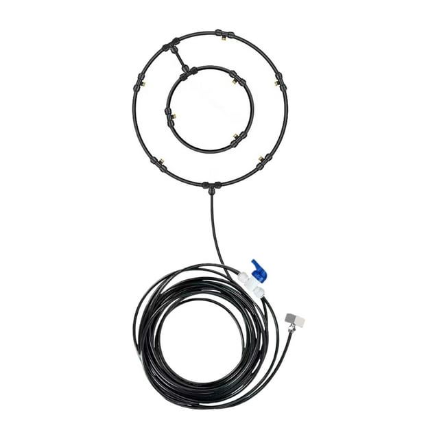 ZheElen Cool Outdoors With Fan Misting Cooling System And Atomization Rings Detachable Copper double ring
