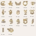 thumbnail image 6 of Pink Season 10Pcs Manicure Decor Three-dimensional Shining Sparkling DIY Rust-proof Fake Pearls Gold Heart Bow Fake Diamonds Nail Charm Nail Salon Supply, 6 of 8