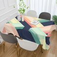 thumbnail image 2 of Yayeee Tablecloths 54" x 72" Rectangle Wrinkle Resistant Party Table Cover, Green Stripes, 2 of 8