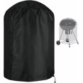 thumbnail image 3 of Vattentätt grillöverdrag - Rundt vattentätt grillöverdrag tillverkat av 420D Oxford-tyg - Anti-ultraviolett skyddande överdrag för grill (58 × 77cm), 3 of 5