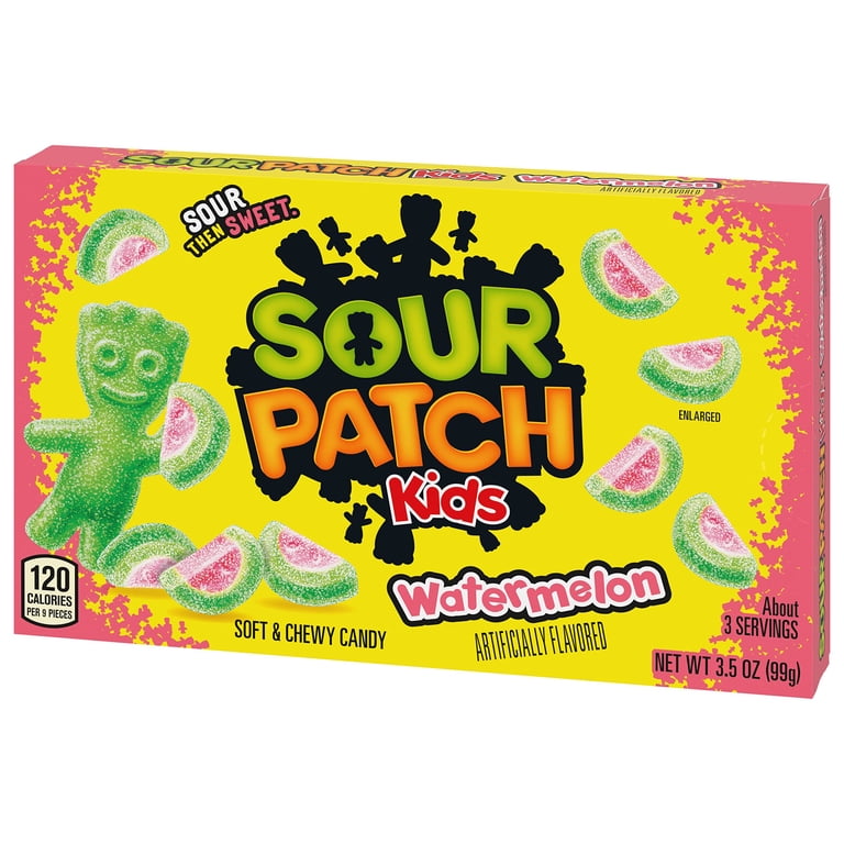 Cadbury Adams Sour Patch Watermelon Soft and Chewy Candy, 3.5