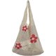 thumbnail image 1 of Crochet tote bag, knitted shoulder bag, girls mesh beach bag - white 1pack, 1 of 4