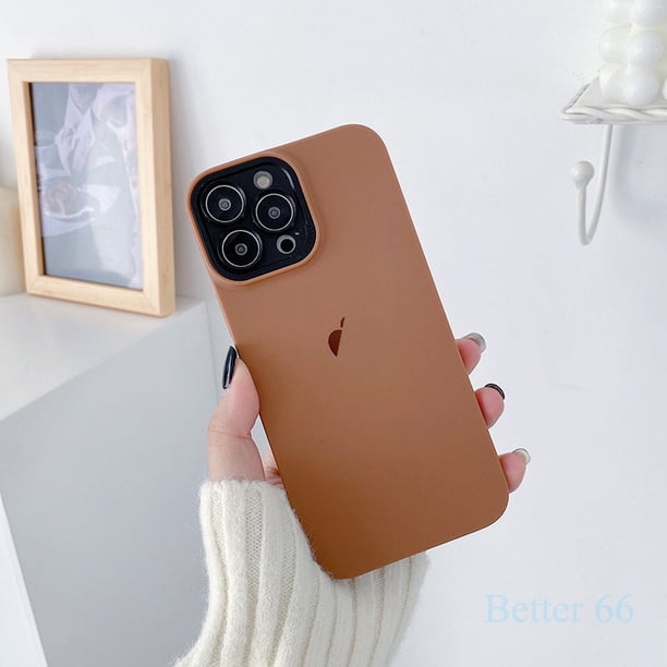 Funda De Silicona Suave De TPU Líquida Extraíble Para IPhone 11 12 13 Pro Max 14 Plus Gao Jiahui unisex
