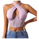 thumbnail image 1 of Bustier de malla de moda con lazo ajustable en el cuello: detalle de espina de pescado, espalda abierta, soporte estructurado para lencería o ropa llamativa., 1 of 4