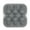 Grey, variant on Ice Mold Happydeer Skull Ice Cube Mold 6-Cavity Silicone Ice Tray for Whiskey Cocktails (Black)