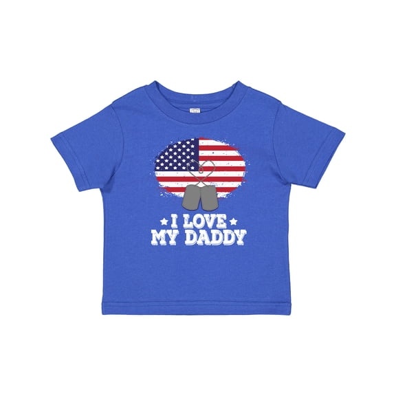 Inktastic I Love my Daddy Military Son Daughter Boys or Girls Baby T-Shirt