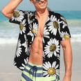 thumbnail image 6 of Mens Casual Hawaiian Shirts Short Sleeve Button Down Beach Shirts, 6 of 8