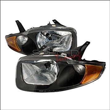 Spec D Tuning Chevrolet Cavalier 2003 2004 2005 Euro Headlights Black Walmart Com Walmart Com