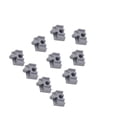 thumbnail image 2 of QualitChoice 10Pcs Wood Train Track Adapter for Kits Building Building Toy Set Stem Games Orange Gray, 2 of 6