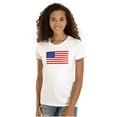 thumbnail image 3 of Classic American Flag USA Pride Womens Slim Fit Graphic Tee Brisco Brands M, 3 of 6