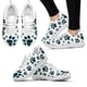 thumbnail image 1 of Zapatillas de deporte cómodas de marca de moda con diseño de pata de perro/perro B, zapatillas planas con cordones y estampado de pata de animal, 1 of 6