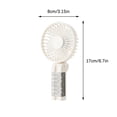 thumbnail image 3 of weibbin Folding Fan Umbrella Clip USB Desktop Handheld Mini Fan Hanging Umbrella Fan With Digital Display, 3 of 9