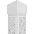 thumbnail image 4 of Ekena Millwork 8"W x 9'H Craftsman Classic Square Non-Tapered Magnolia Fretwork Column w/ Standard Capital & Standard Base, 4 of 8