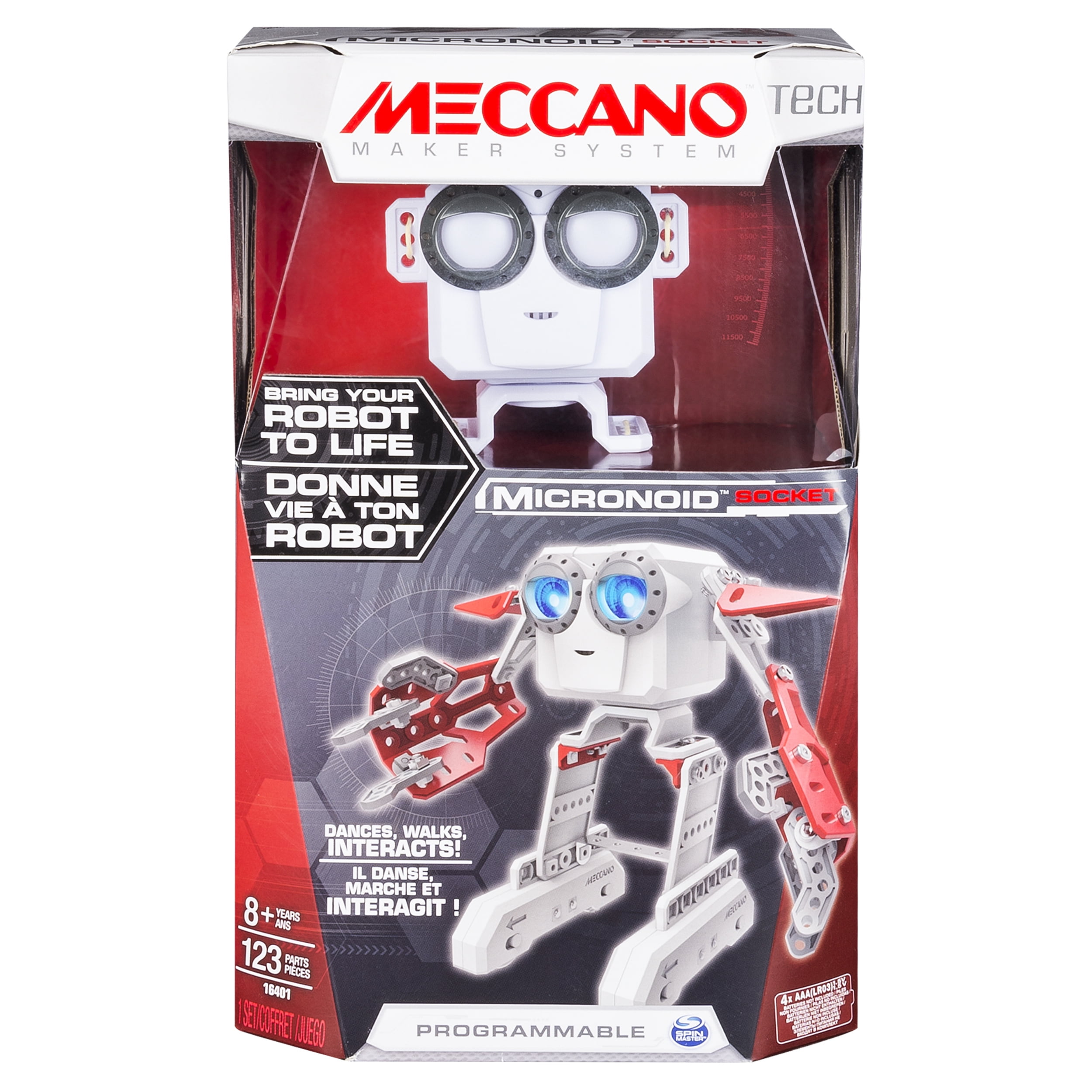 MECCANO Tech Micronoid Robotics Programmable Interactive Robots STEM Kids Gift 