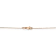 thumbnail image 4 of 14K Rose Gold .8mm Diamond Cut Cable Chain 24 Inch, 4 of 5