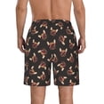 thumbnail image 3 of Naloa Bulldog with Sunglasses Men's Beach Shorts, Surfing shorts, Swim trunks, Quick Dry Swim Trunks for Surfing Beach Fun - Large, 3 of 9