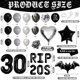 thumbnail image 3 of Paquete de decoración para fiestas WHYMEO 30th Birthday Death to My 20s, 3 of 7