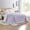 Lavender, variant on Elegant Comfort Corduroy Sherpa Reversible Blanket, Medium Weight, Micro-Suede, Corduroy Striped Pattern, King, Purple