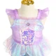 thumbnail image 4 of Vestido de princesa Ariel de La Sirenita de Disney para niñas, disfraz de lentejuelas, disfraz para niños, disfraz para Halloween, carnaval, fiesta de cumpleaños, ropa de 2 a 10 años, 4 of 5
