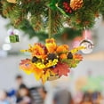 thumbnail image 6 of Hwkond Under $5 Christmas Tree Decorations 1PC Christmas Hanging Pendant Ornaments Basket,Christmas Hanging Decoration Wood Christmas Hangs, 6 of 6
