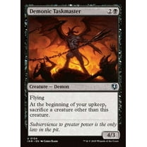 MtG Innistrad Remastered Uncommon Demonic Taskmaster #104