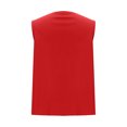 thumbnail image 5 of UYISJ Tank Top for Women Sleeveless Cowl Neck Drape Ruched Front Blouse Trendy Going Out Tops Business Basic Tunic Shirt Red S, 5 of 6