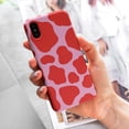 thumbnail image 2 of Étui pour Iphone 16 Imprimé Vache Rouge et Rose, Iphone 15, 2 of 8