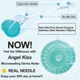 thumbnail image 5 of Angel Kiss Derma Roller Real Needle - 0.25mm Microneedling Roller for Face & Hair & Beard - 192 Individual Stainless Steel Needles - Micro Derma Skincare Tool For Women and Men, 5 of 8