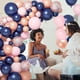 thumbnail image 5 of Kit de guirnalda de globos para revelar género de 121 piezas, globos de confeti azul marino y rosa de oro rosa de 18'12'5', tira de arco de 16 pies para decoraciones de revelación de género, 5 of 5