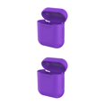 thumbnail image 4 of Funda de silicona superfina sweethay para Airpods impermeable 2piezas Púrpura, 4 of 5