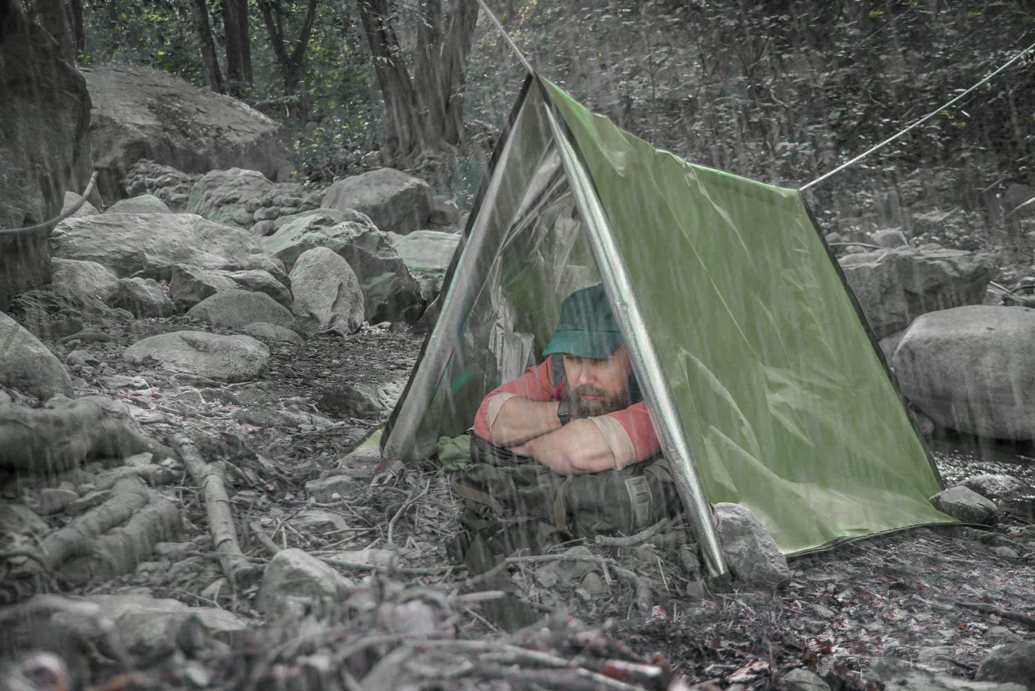 Forest//Military Green SE Survivor Series EB5983GN Thermal Reflective Waterproof Blanket