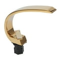 thumbnail image 1 of Undercounter Basin Water Faucet G1/2 Curve Design Single Hole Basin Cold and Hot Mixer Tap Bathroom Accessory, 1 of 8