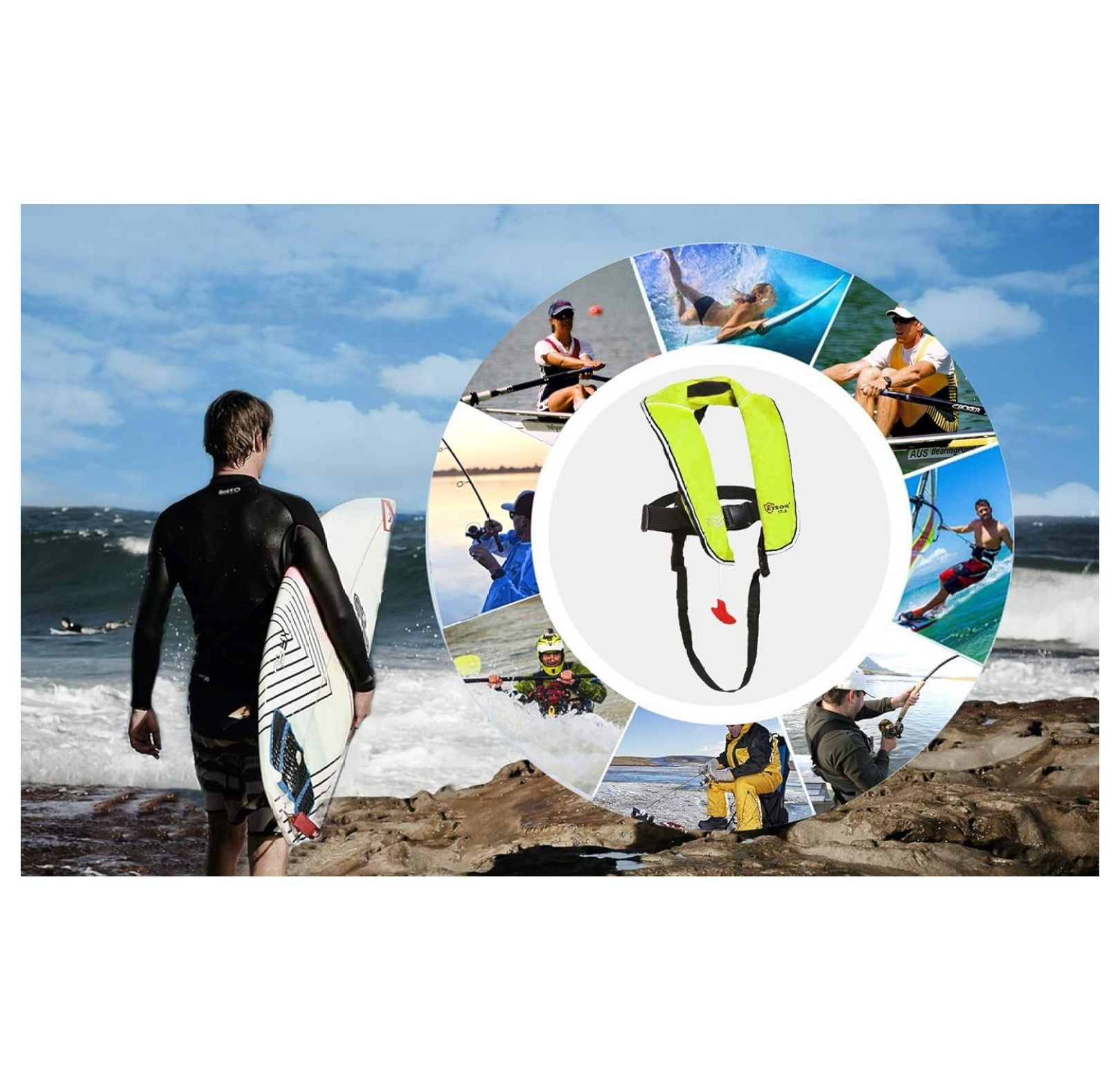 Inflatable Life Inflatable Life Vest for Child Classic Automatic