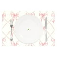 thumbnail image 2 of Ryvnso Placemats Set of 4 Bows Checkered Dining Mats Heat-Resistant Non-Slip Washable Table Mat, 2 of 8