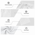 thumbnail image 6 of Hinvhai Men's Hooded Casual Loose Top & Pants 2Piece Set Linen Suit Outfit for Men Beach Yoga Shirts Long Sleeve White XXXL(XXXL), 6 of 9